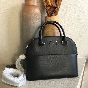 New Kate Spade grove street carli satchel black
